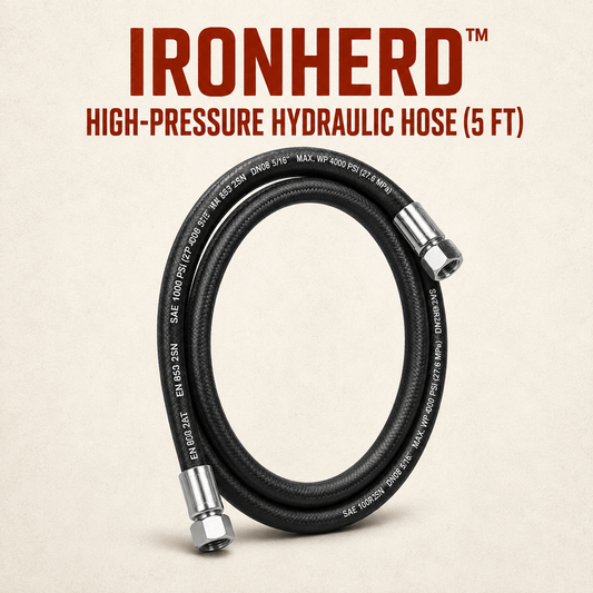 IronHerd™ High-Pressure Hydraulic Hose (5 ft)